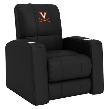 Dreamseat Home Theater Recliner with Virginia Cavaliers Primary Logo XZ418301RHTCDBLK-PSCOL13296